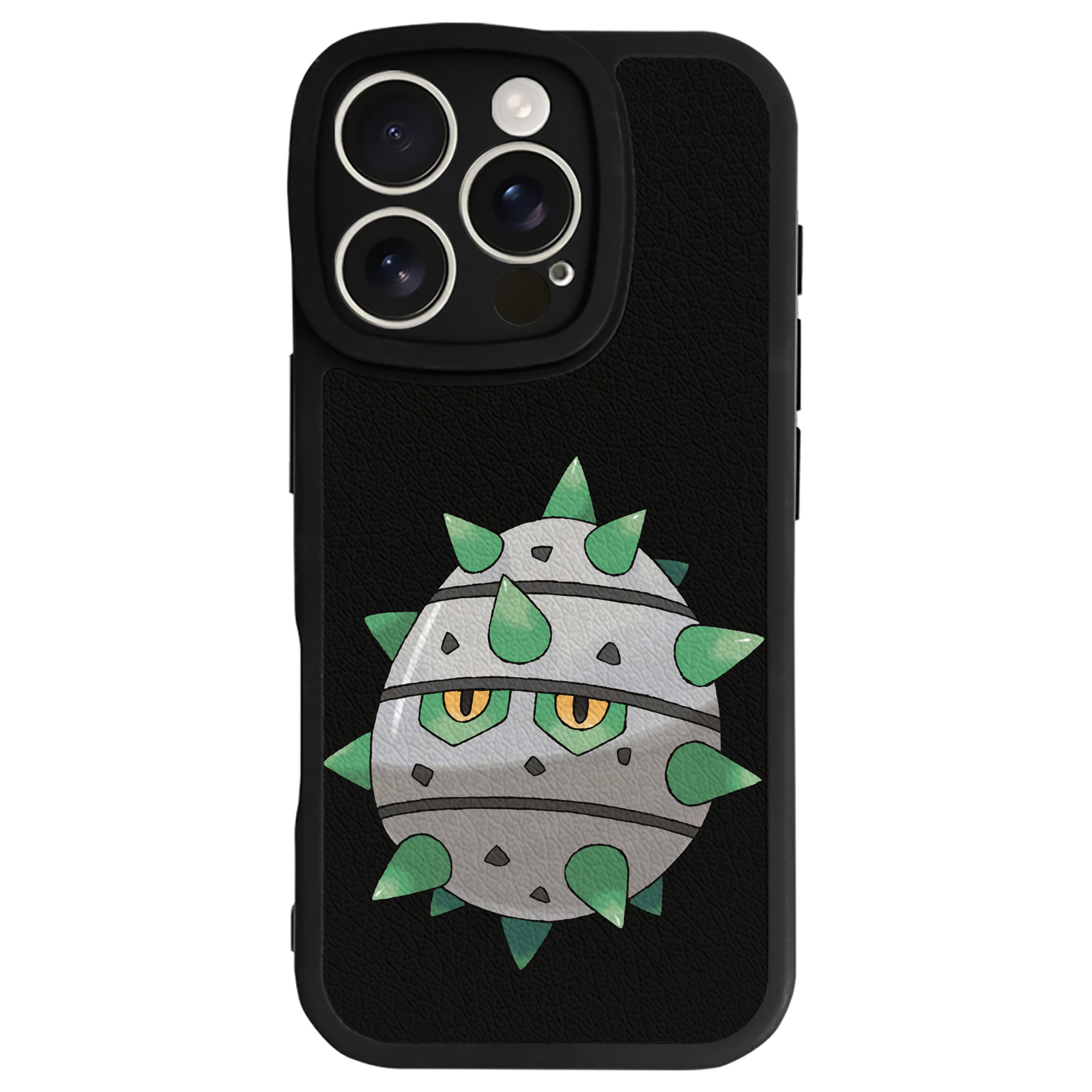 （画像用） ポケットモンスター Pokémon 【iPhone 16シリーズ対応】シリコンスマホケース（レザー調） 材質：シリコン